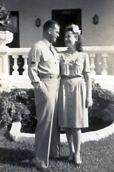 Bright Johnson and Ruth Evelyn Ray 1944 Miami